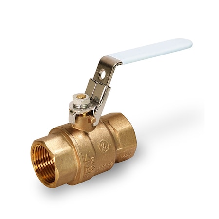 Everflow FIP Full Port Ball Valve with Lock Handle, Brass 1/2" L-610T012-NL