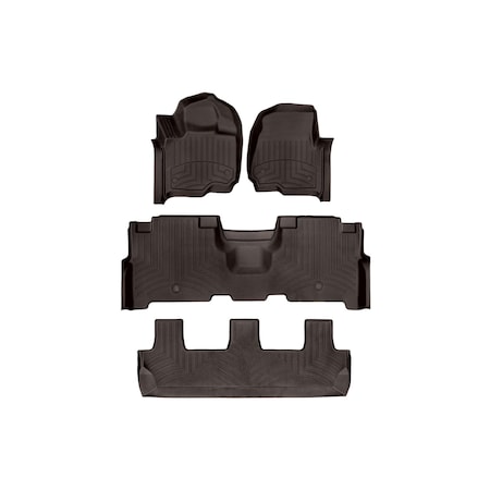 Weathertech Cocoa, Front and Rear and Rear FloorLiner HP 471295-1-2-6IM