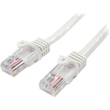 Startech.Com 5 FT WHITE CAT5E UTP PATCH CABLE 45PATCH5WH