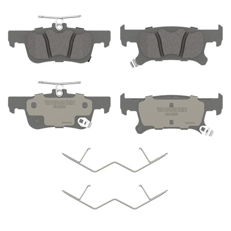 Wagner Brake OEX Rear Disc Brake Pad Set Premium Ceramic,  OEX2025