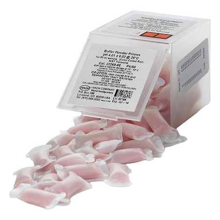 Hach Buffer Powder Pillows, Pouch, PK50 2226966