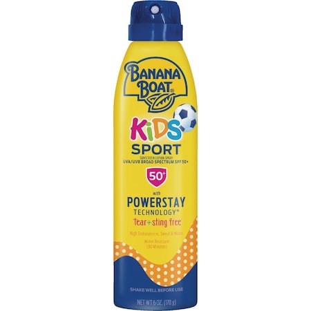 Banana Boat Kids Sport 6 Oz. 50+ SPF Suncreen Spray X301304000