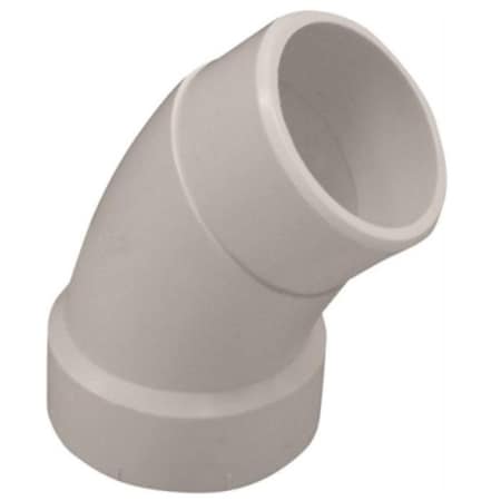 Charlotte Pipe And Foundry PVC 003231600HA 6IN 45 STREET ELBOW PVC DWV ...