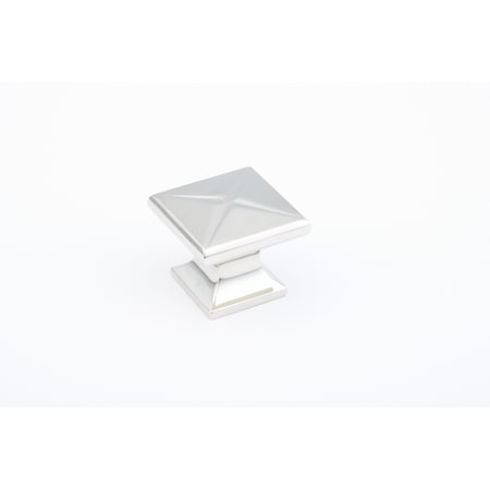 Schaub 1-3/8in Northport Square Cabinet Knob Polished Nickel Finish 215-PN