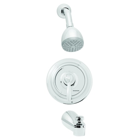 Speakman Trim, Shower, and Tub Combination (Valve not inlcuded), 1.5 GPM, Polished Chrome SLV-5030-E15