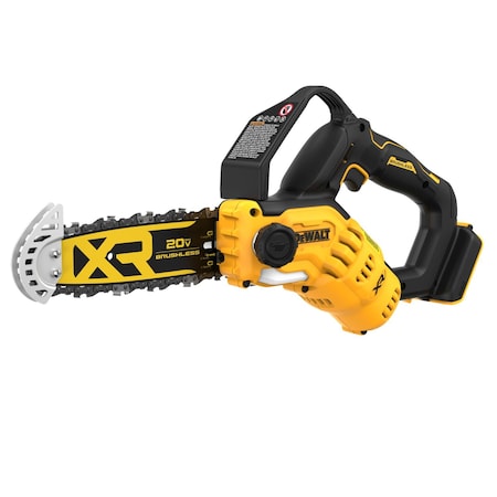 Dewalt 8 in L Cordless Battery-Powered Chainsaw, 20 V, Not Applicable, Bare Tool DCCS623B
