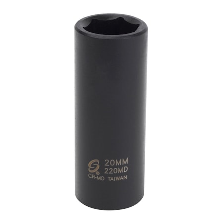 Sunex 1/2 in Drive 20Mm Deep Impact Socket 220MD