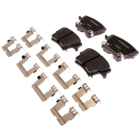 Acdelco PAD SET RR DISC BRK, Disc Brake Pad Set,  14D1057CHF1