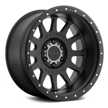 Water World 20 x 10 in. NV Matte Black Wheel - Matte Black - 20 x 10 in. WA3633345