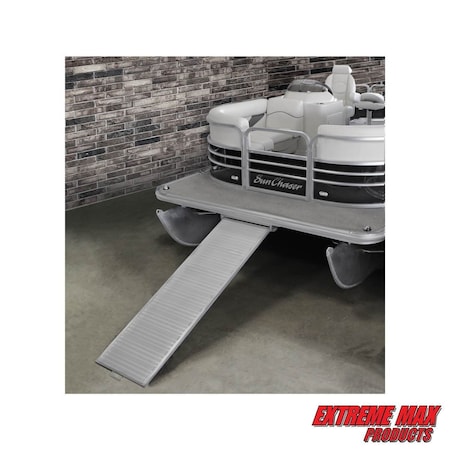 Extreme Max 3005.3849 Heavy-Duty Aluminum Pontoon Boat Ramp - 70" x 21", 600 lbs. Capacity 3005.3849