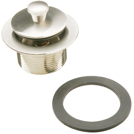 Do It Best Roller Ball Bathtub Drain Stopper Replacement Assembly with Brushed Nickel Finish 826-34DBN