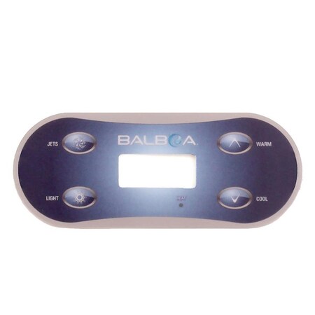 Balboa 4-Button Spa Side Overlay - Jets, Light, Warm, Cool 11947
