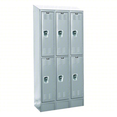 Hallowell Locker, 12 in W, 12 in D, 78 in H URB3228-2ASB-PL