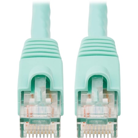 Eaton Tripp Lite Series Cat6a 10G Snagless UTP Ethernet Cable RJ45 M/M, Aqua, 20 ft. 6.09 m N261-020-AQ