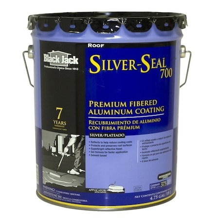 Gardner Gardner 6225-GA Aluminum Roof Coating, Silver, 5 gal Pail 5177-A-30