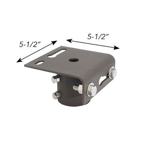Westgate 2" Slip Fitter Adaptor To Trunion, Dark Bronze LF-AD-SF