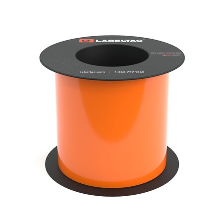 Labeltac High Performance 10-Year Vinyl Supply 5in x 75ft LT9, Orange LT506HP-C