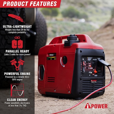 Aipower Portable Inverter Generator GXS1700i