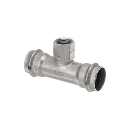 Viega Tee, SS, Press-fit 1", 1", FNPT 1/2" 80840