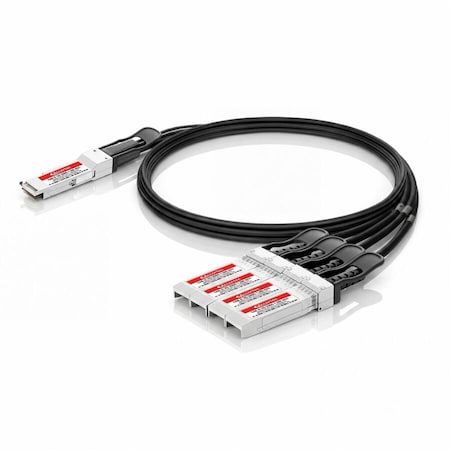 Accortec 200GBASE-CR8 QSFP-DD TO 2 X 100GBASE-CR4 QSFP TWINAX COPPER CABLE ARISTA COMPATI CAB-D-2Q-200G-1.5M-ACC