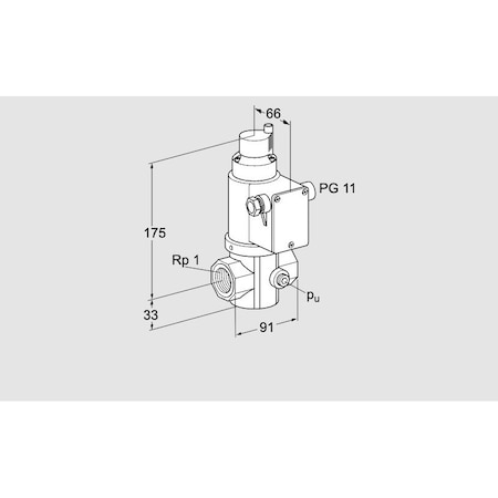 Honeywell Kromschroder VLV, SOLND, GAS, VG 25R02LK31D KS85207160