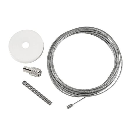 Keystone Canopy Cover Non-Feed Kit, Masonry Mount | 2" Circular | White KT-LALED-2CC-3-NF-KIT