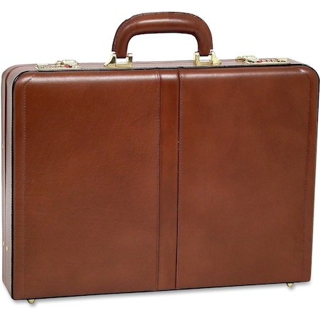 Mckleinusa McKlein 80444 Reagan 80444- Brown Leather Attache Case 80444