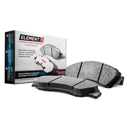 Rm Brakes EHT1623H Enhanced Hybrid Technology Front Disc Brake Pads for 2013-2017 Mazda CX-5 R53-EHT1623H