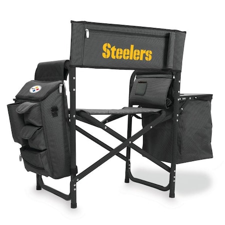 Picnic Time Family Of Brands NFL Pittsburgh Steelers - Fusion Camping Chair 807-00-679-254-2