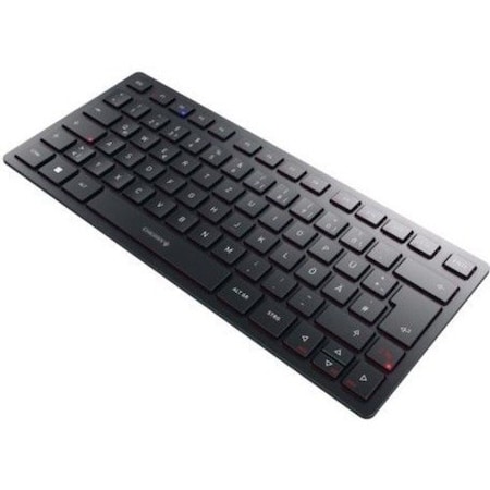 Cherry KW 9200 MINI, Rechargeable multi-device compact keyboard with 2.4 GHz wireless, Bluetooth 5.0 and JK-9250US-2