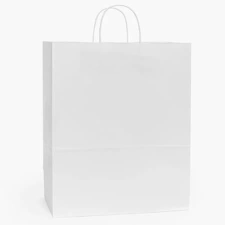 Duro Bag 13X7X17 White Kraft, 250PK W13717