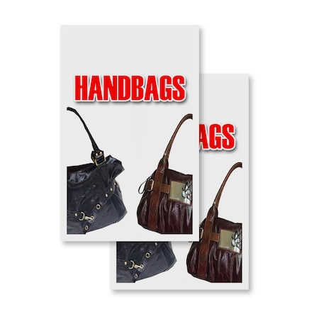 Signmission Handbags, Vinyl Decals Only 24 Inch x 36 Inch, Vinyl Decal, 2PK DSB-2436-2PACK-Handbags