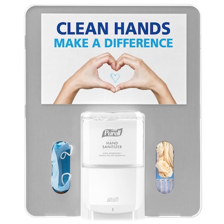 Purell MESSENGER Floor Stand Hygiene Bracket Accessory Attachment 7399-HB-SLV