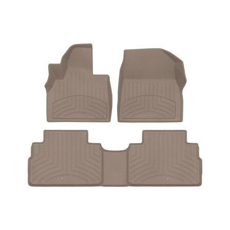 Weathertech Tan, Front and Rear FloorLiner HP 451532-1-2IM