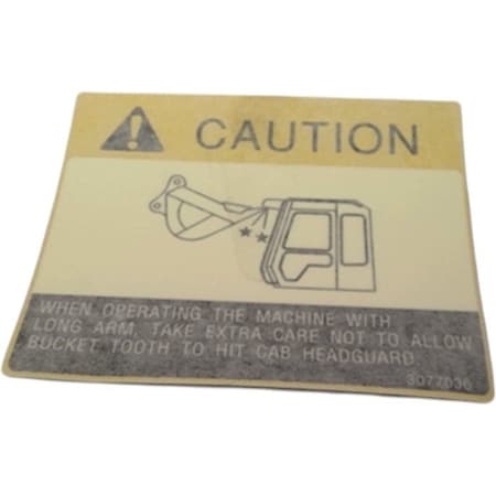 John Deere LABEL, JOHN DEERE OEM 3077036 3077036
