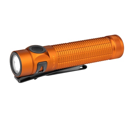 Olight 1600 Lumen Rechargeable EDC Flashlight, Orange Baton 4 Pro