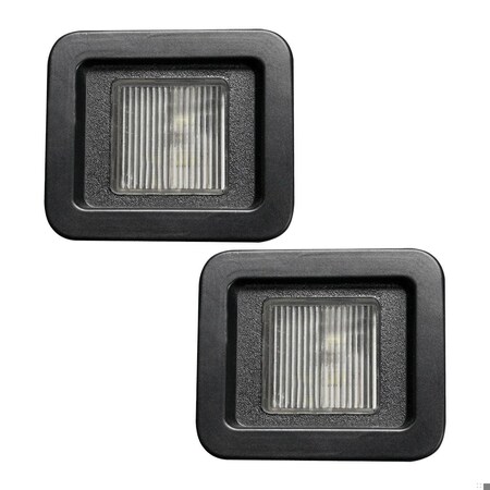 Recon 17-C F250/F350/F450/F550 HIGH POWER 3-WATT WHITE LED LICENSE PLATE ILL 264906