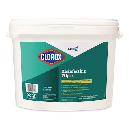Clorox Towels & Wipes, Bucket, Fresh Scent, White 31547