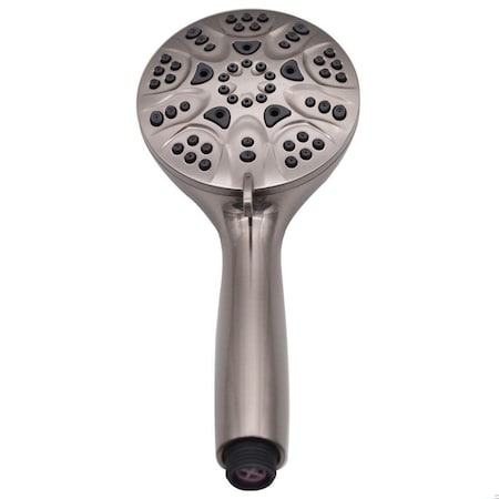 Westbrass 6-Function Adjustable Spray Hand Shower in Satin Nickel HS6700-07