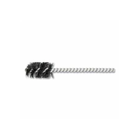Pferd Power Tube Brush, 5/8 in dia, 5/32 in dia Stem, 0.005 in dia Wire, Carbon Steel, 36PK 419-83360