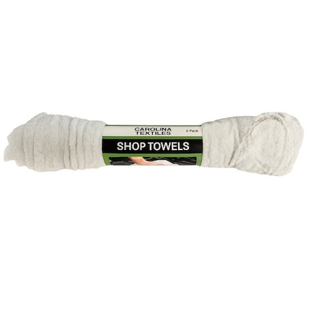 All Rags SHOP TOWEL PREWASHED CTN, 6PK N012W-6R