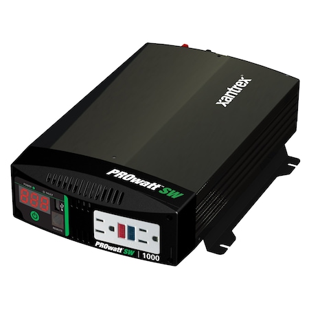 Xantrex Inverts 12 Volt DC To 120 Volt AC, 1800 Watts Output/ 3000 Watts Surge, 90 Percent Efficiency 806-1220