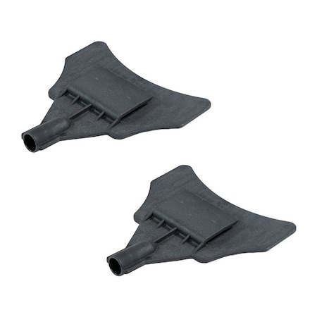 Mytee Products V-Shaped Replacement Head for 8ft Corner Protector Handle - Black, 2PK VBHANDLE-RHx2