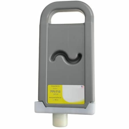 Cig WF Non-OEM New Yellow Wide Format Ink Cartridge for Canon PFI-710 WCPFI710Y