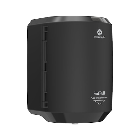 Georgia-Pacific SofPull 10-7/8"H x 6-1/16"W, Centerpull Dispenser, Translucent Smoke 58008B