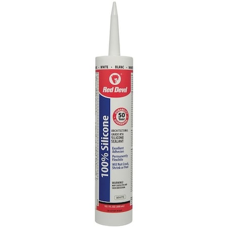 Red Devil Sealant Sili Gen Purp Wht 9oz 0117CA