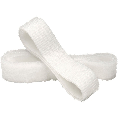 Velcro Brand Reclosable Fastener, Acrylic Adhesive, 75 ft, 3/4 in W, White 190935