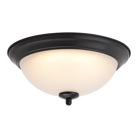 Boston Harbor CEIL LT LED FLUSH MT MBLK 13IN, 2PK OG24004