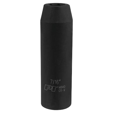 Performance Tool 1/2 In Dr. Deep Impact Socket 7/16 In Socket Dp Imp 7, M840 M840