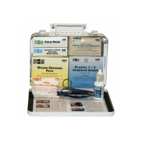 First Aid Only 25 Person Vehicle First Aid Kit, Weatherproof Steel Case, Wall Mount 579-6420